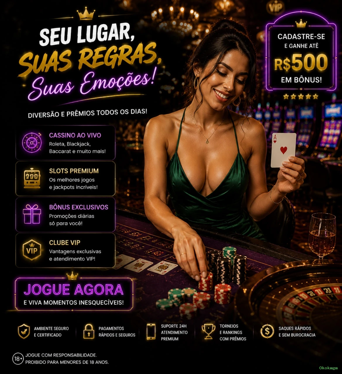 Cassino ao vivo Okokmgm dealers